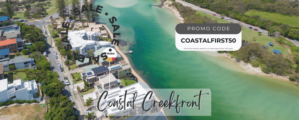 Save 50% on the first booking for Coastal Creekfront with Pontoon Access!